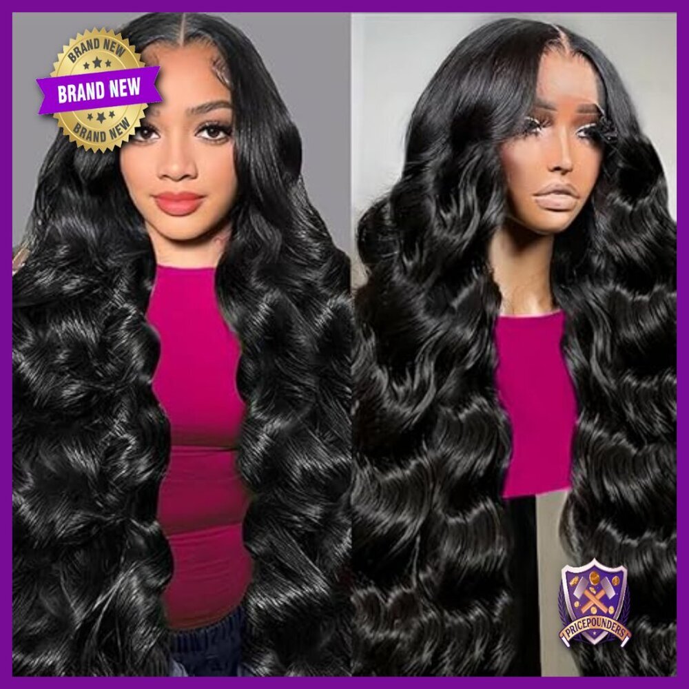 13x6 HD Lace Front Human Hair Wig Body Wave 200 Density Glueless
